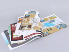 重庆彩色印刷 宣传单印制 双面三折页企业画册宣传册海报印刷
